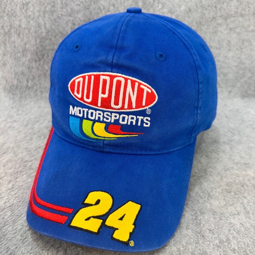 DuPont Motorsports Mens Blue Winners Circle NASCAR Hat Jeff Gordon #24 OSFM